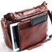 Custom Leather messenger bag 22 inch leather bag cross body, leather Laptop bag or Mac Book bag , shoulder bag in Tobacco