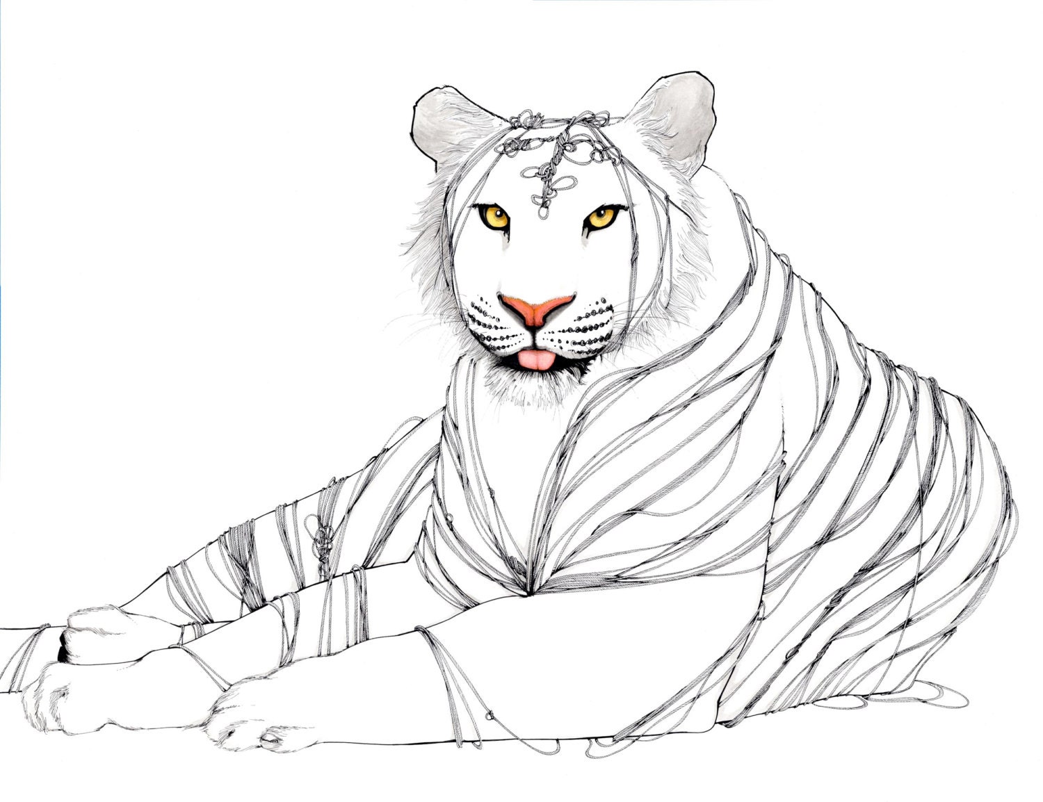 Made to Order - Tigerwith Tangled Yarn