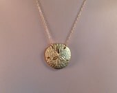Rescued Vintage Sand Dollar Necklace