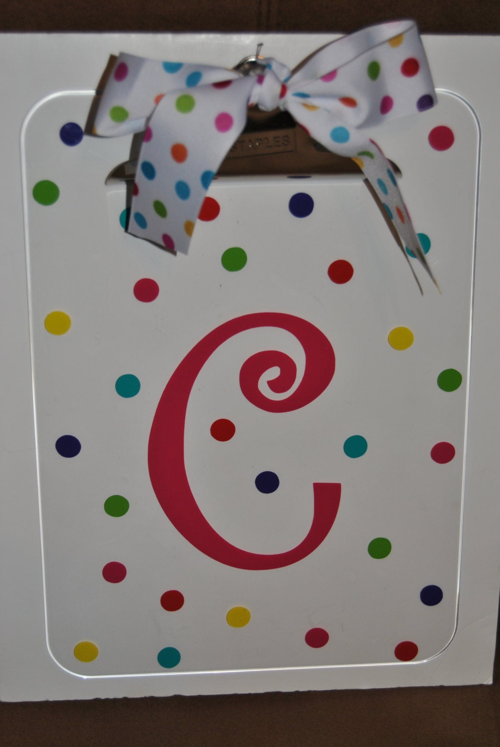 Personalized Acrylic Clipboard