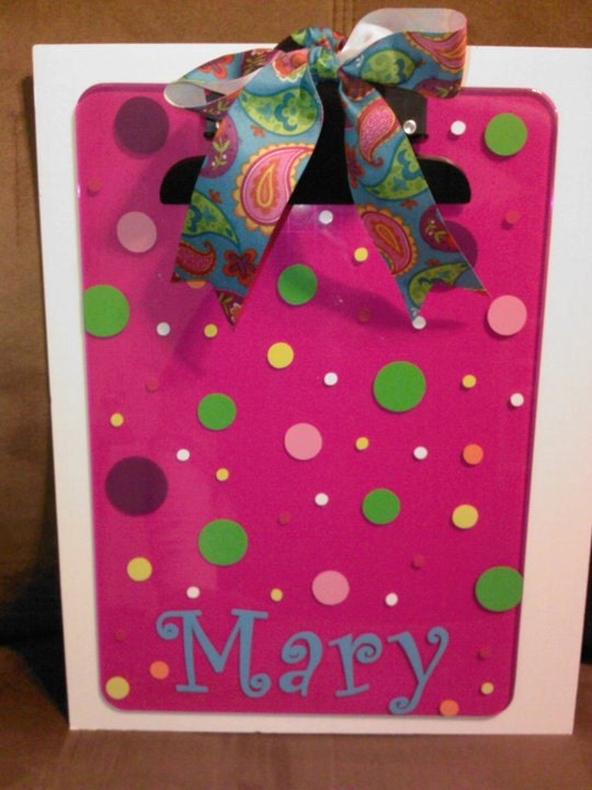 Personalized Acrylic Clipboard