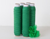 Kelly Green Fold Over Elastic for Baby Headbands - 5 Yards of 5/8 inch FOE