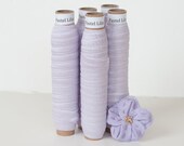 Pastel Lilac Fold Over Elastic for Baby Headbands - 5 Yards of 5/8 inch FOE