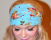 Cotton Headband Hair Wrap Summer Head Cover Women Flower Headband Hair Scarf Yoga Bandana Stretch Gift under 25