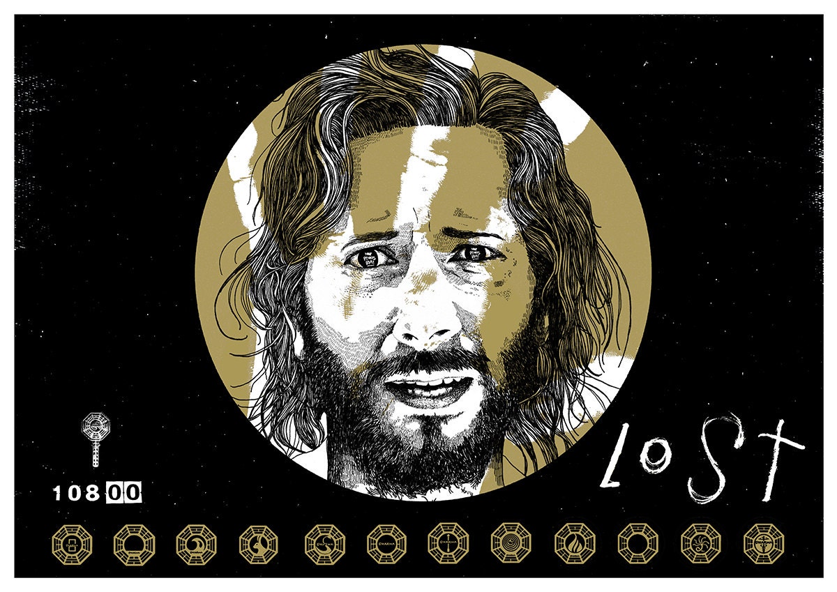 Lost Bad Robot Experience Screen Print