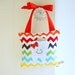 Girl's Tooth Fairy Pillow Tooth Fairy Gift for Kids in Rainbow Chevron Print