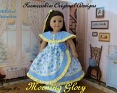 Printed Pattern for American Girl Doll / MORNING GLORY /  Sewing Pattern for 18" Dolls