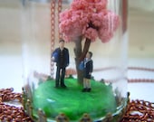 Love under sakura tree