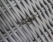 Lush: Destined For Greatness - Lovely feminine genuine .10 carat diamond 925 sterling silver pendant, unique, real stone