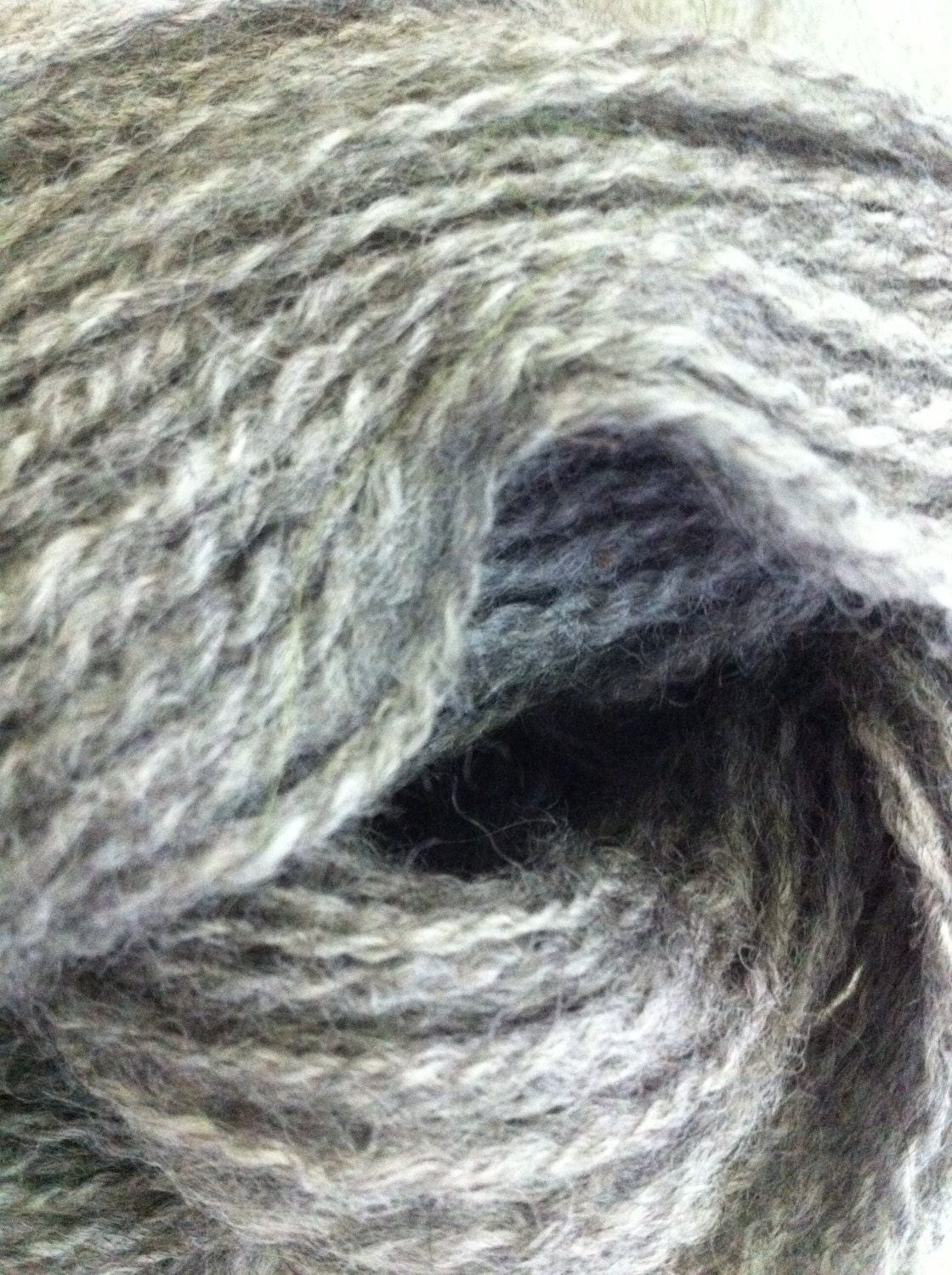 Grey alpaca yarn