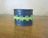 Inner Tube Cuff with Vintage Green Trim