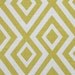 Lime green Geometric Designer Pillow Cover 18" White Modern accent cushion hollywood regency david hicks style pear apple spring bud