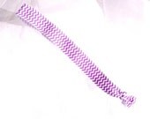 Purple Chevron Stretchy Headband
