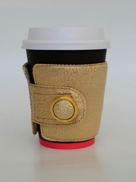 Coffee Cozy, Coffee sleeve, Reusable Coffee cozy in storage bag, Cup Sleeve,.