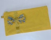 Cosmetics Bag, Makeup storage bag, Pencil case, Cosmetics pouch, Zippered Pouch,  Gadget Case