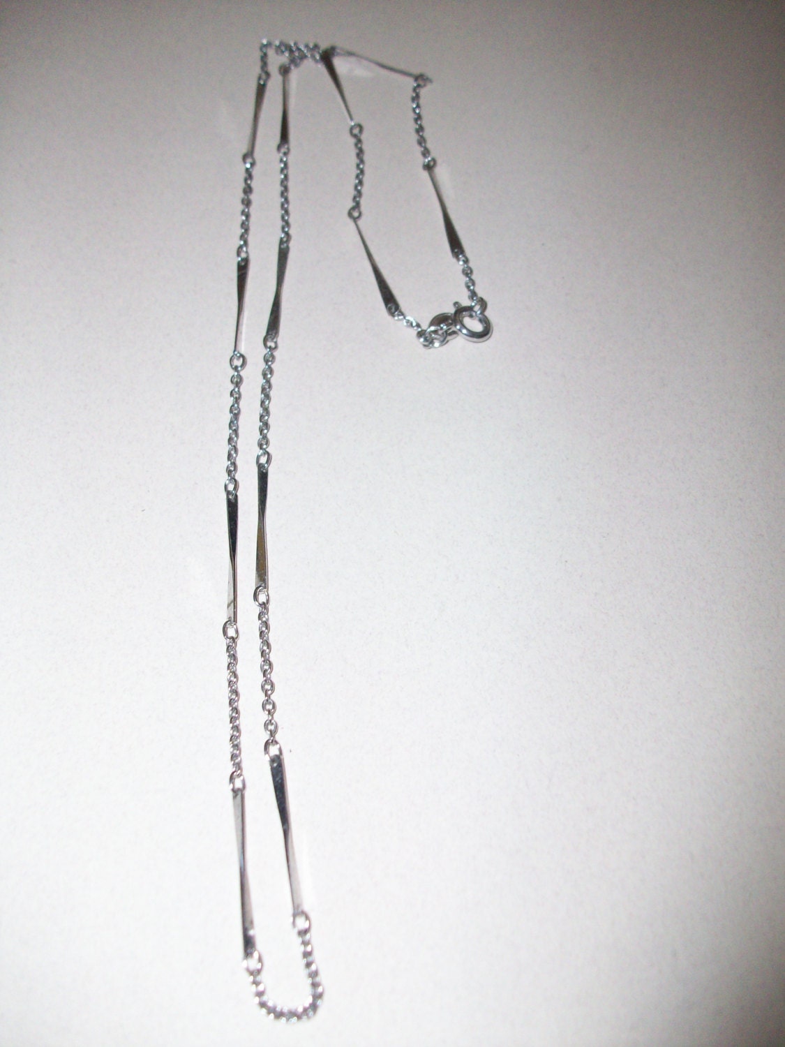 Signed Avon Silver Tone Necklace (MM1946) NO COUPON CODES