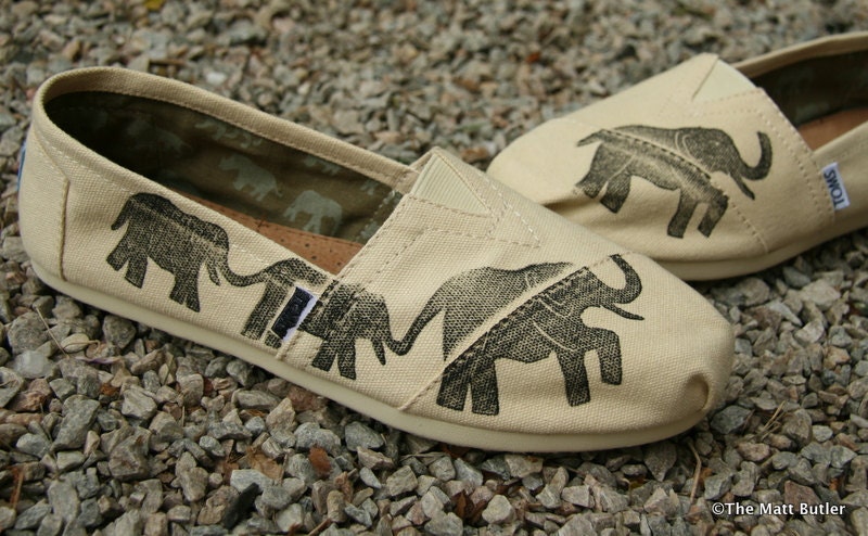 Elephant TOMS Shoes
