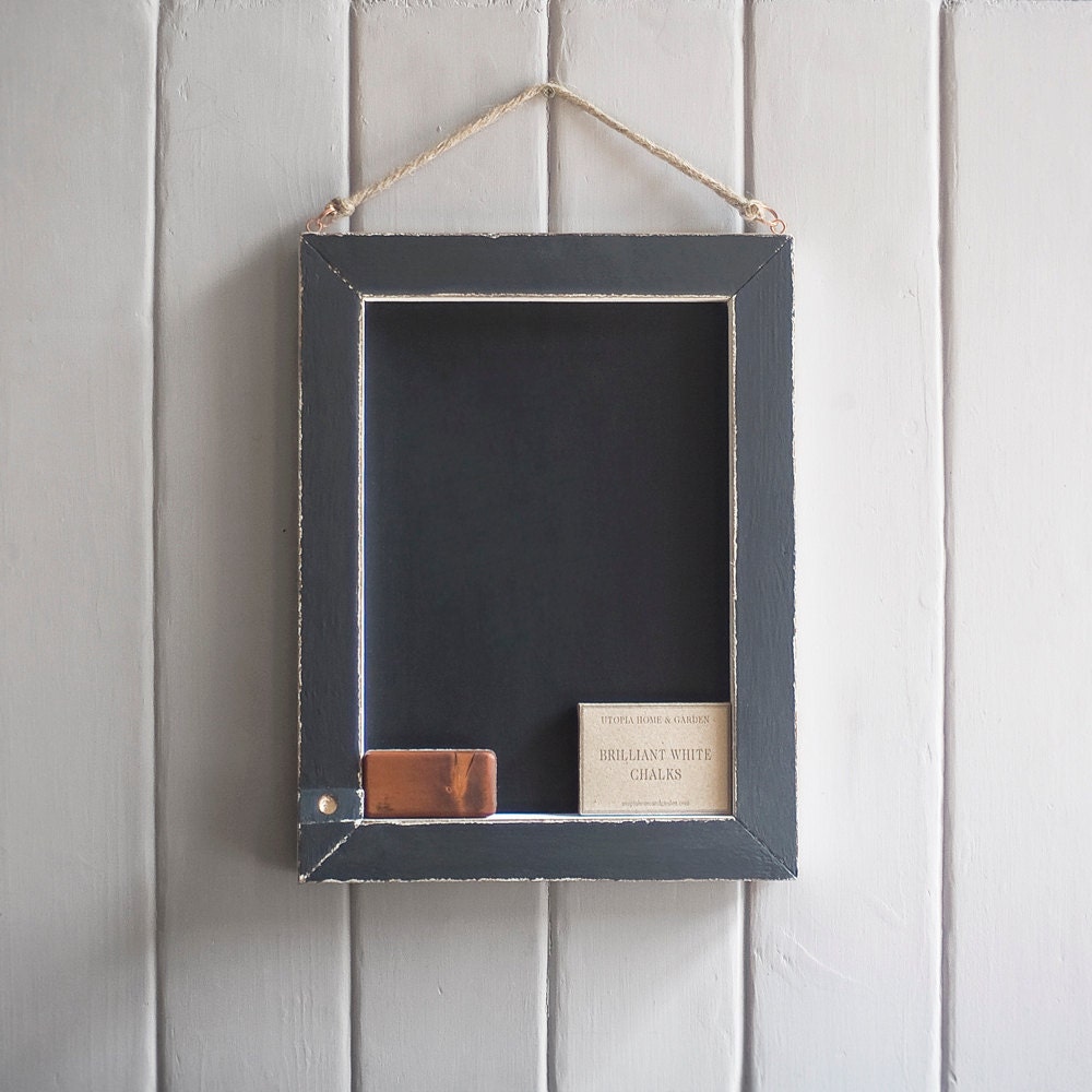 Charcoal Hanging Chalkboard
