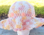 Crocheted Cotton Sun Hat
