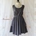 A Party - V Shape Style - Prom Party Cocktail Bridesmaid Dinner Wedding Night Dress Dark Charcoal Gray Sweet Gorgeous Glamorous Dress