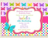 Butterfly Birthday Invitations
