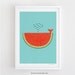 My cat can eat a whole watermelon - Art Print