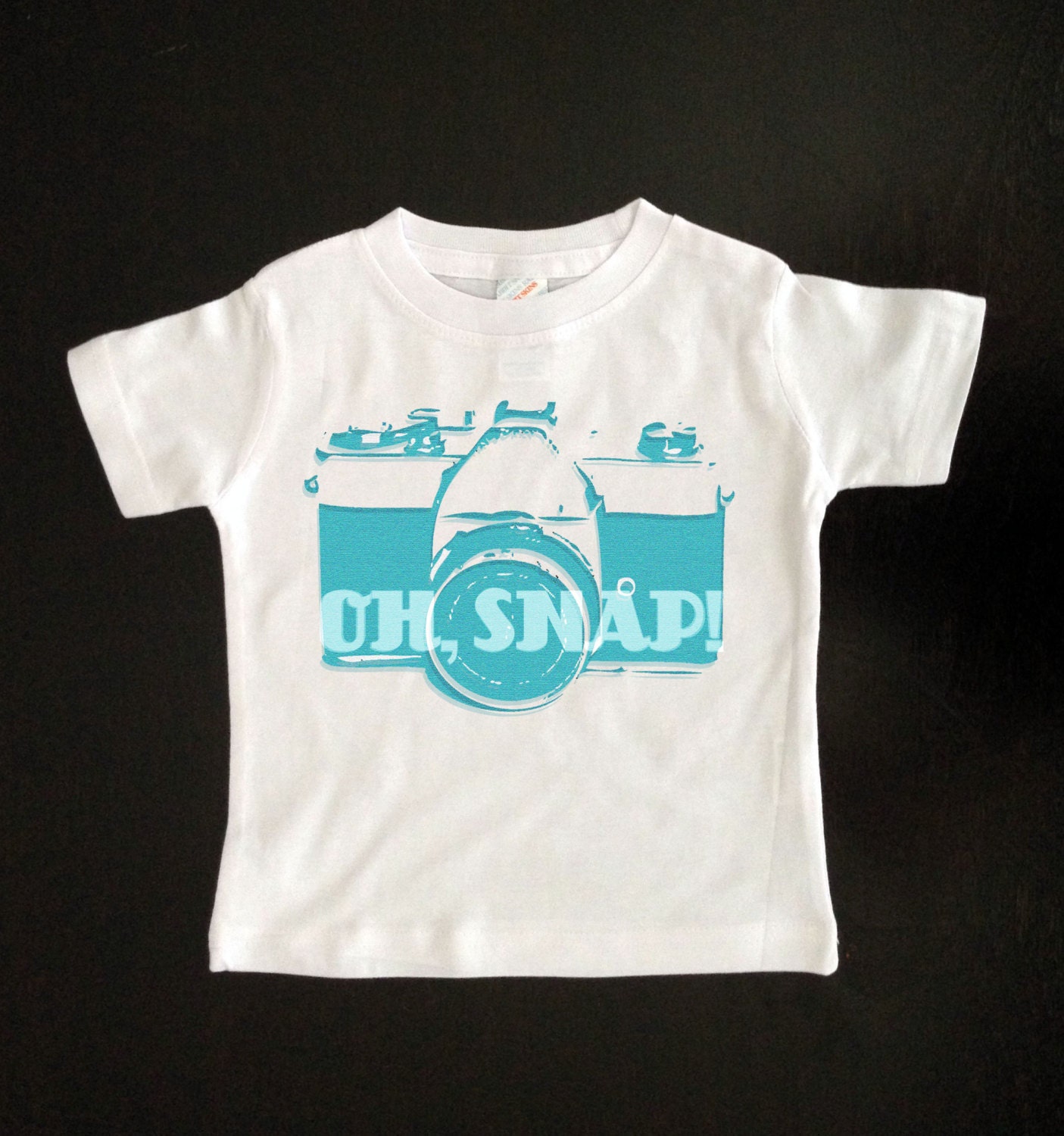 Oh Snap - Funny Kids Camera Tshirt - Baby Shirt - Children's Clothing