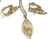 Sarah Sale Sarah Coventry "Serene" Delicate Necklace and Earrings