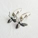 Honey Bee Earrings - Silver