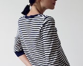 Nautical Knit Vintage Blouse