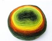 ON SALE Self Striping Chunky Wool Pencil Roving, Excellent Quality Roving for knitting, crocheting, spinning or felting, FREE Shipping Worl