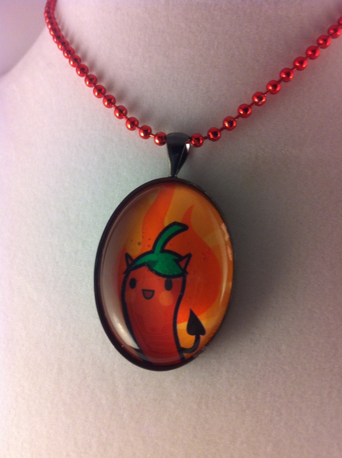 Tokidoki Red Hot Chili Necklace
