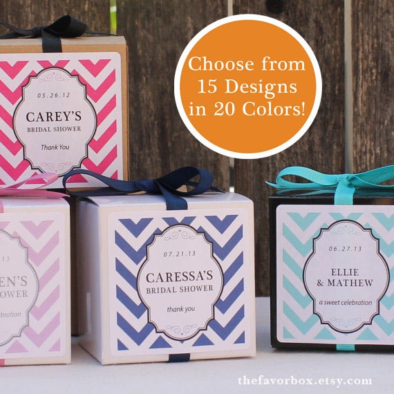 96 - 3 X 3 Favor Boxes // Gift Box // Wedding Favor Box // Kraft Box //