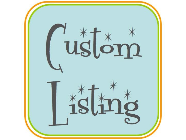 Custom Listing for Nautical Items