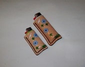 Choice-Hand Tooled Floral Leather Lighter Cases-Bird