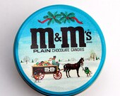Hershey's M&M Vintage Christmas Tin