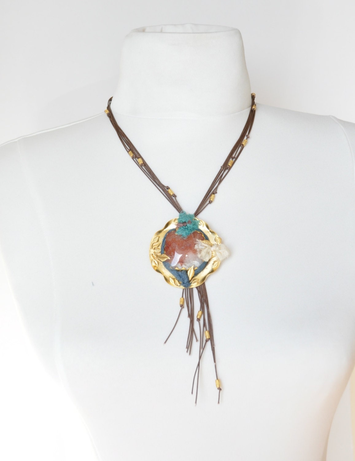 brown agate necklace emerald jewelry ,gold geometric jewelry ,gold geometric jewelry
