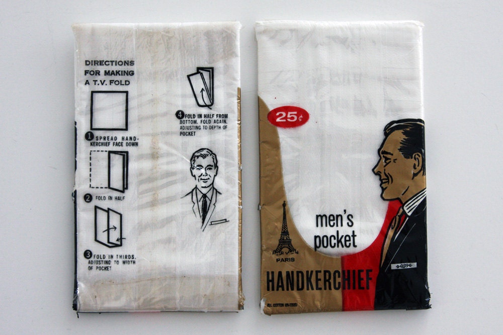 Basics First White Handkerchiefs or Pocket Squares (Set of Two)