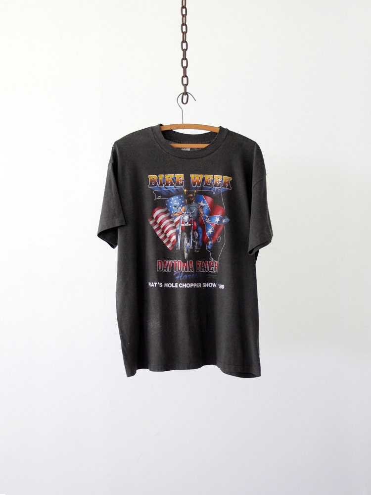 1980s Rat's Hole Tee / Vintage Bike Week T-Shirt