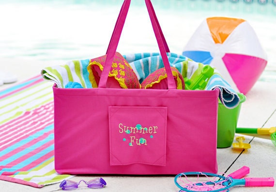 ULTIMATE Carry All Tote - SOLID colors - Pink/Black/Red