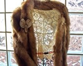 Vintage Fur Stole Teitelbaum Furs Beverly Hills