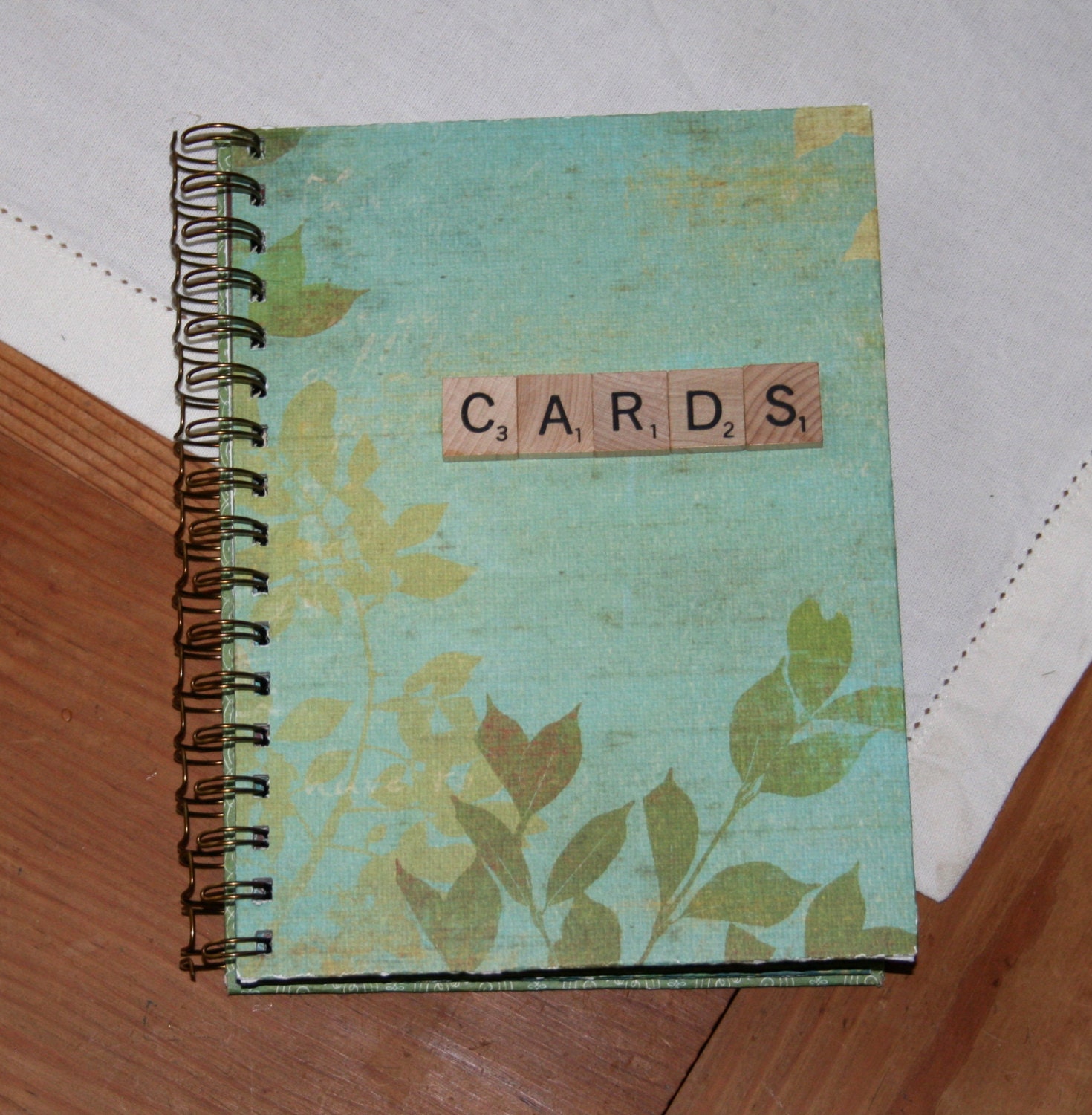 Card organizer journal