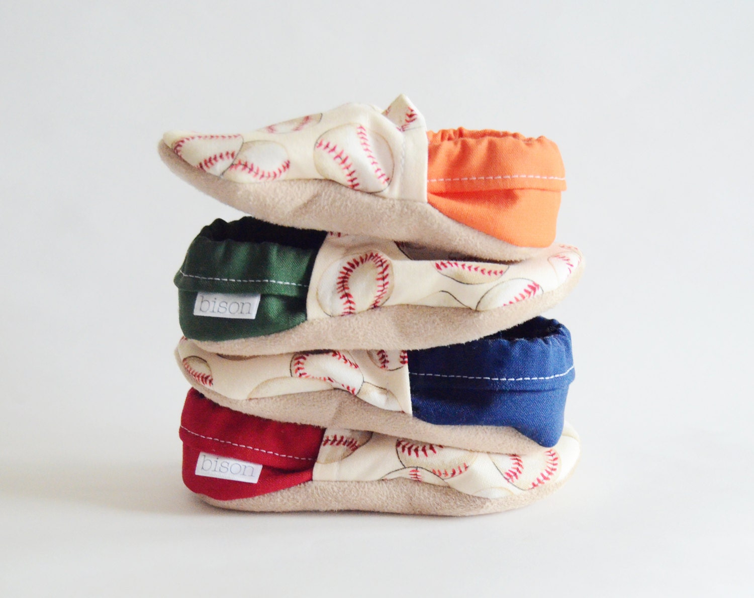 All Star Baseball Baby Bison Booties Size 6 to 12 Months Ready to Ship Softball Sports