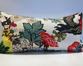 12 x 24" Designer Lumbar Pillow Cover - Schumacher Chiang Mai Dragon