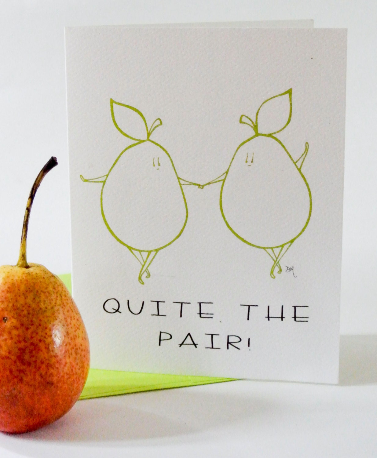 Quite the Pair blank card