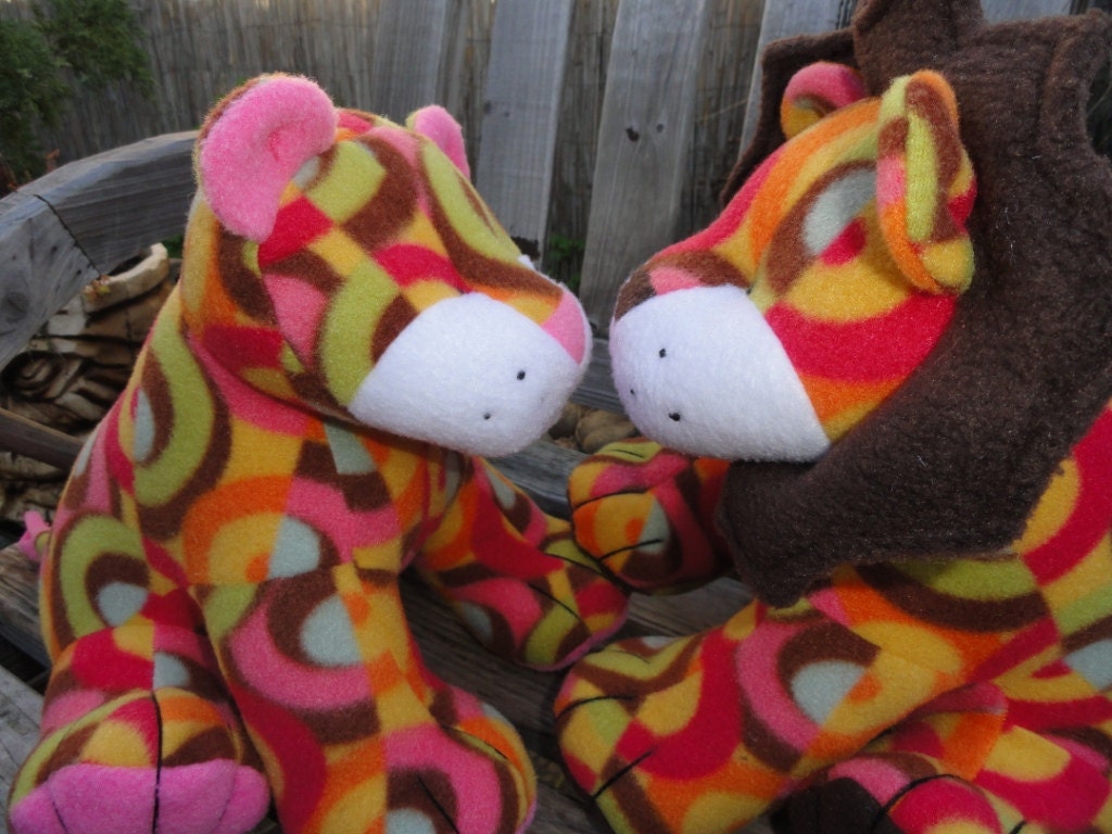 Lion/Lioness Custom Made to Order Jungle Cat  - You design - tons of choices available