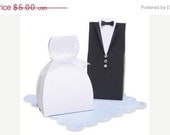 Memorial Day Sale Bride and Groom Wedding Favor Box Set