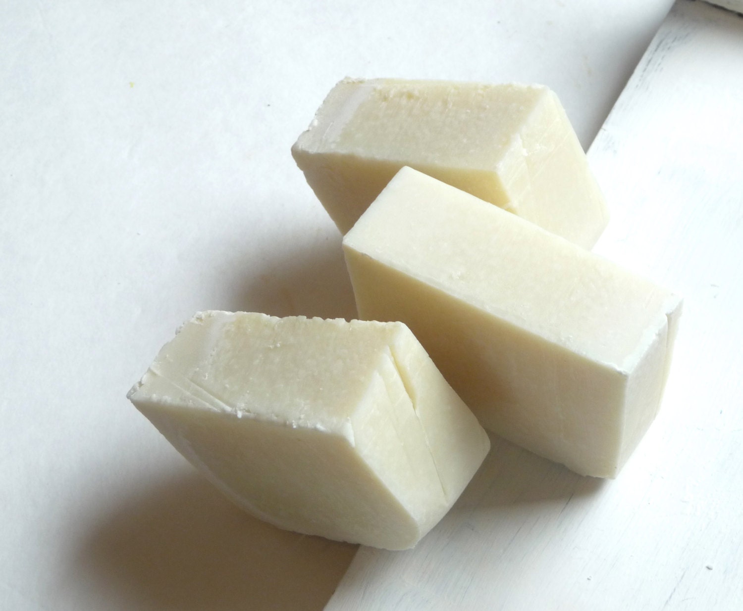 Fragrance Free Plain Soap, Cold Process Olive Oil and Coconut Oil Soap - Mylana