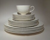 Wedgwood Willow Weave Dinner Plates - Set of 6
