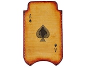 iPhone Leather Sleeve - Ace of Spades